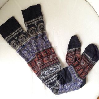 ヴィヴィアンウエストウッド(Vivienne Westwood)のヴィヴィアン靴下(寒色)(ソックス)