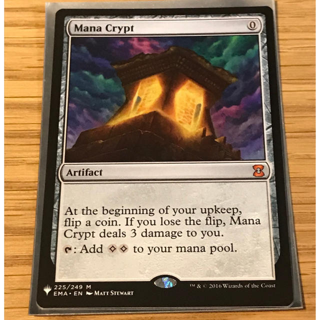 MTG 魔力の墓所 Mana Crypt 1枚