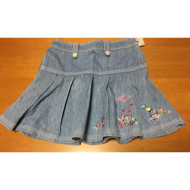 mezzo piano(メゾピアノ)の値下げ】mezzopiano 女児 スカート 120cm 中古 キッズ/ベビー/マタニティのキッズ服女の子用(90cm~)(スカート)の商品写真