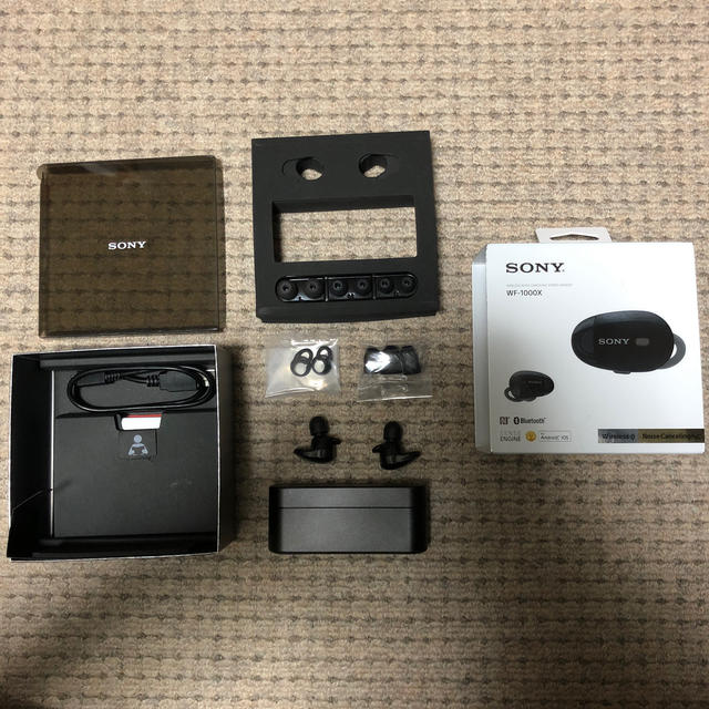 SONY(ソニー)のWF-1000X SONY スマホ/家電/カメラのオーディオ機器(ヘッドフォン/イヤフォン)の商品写真