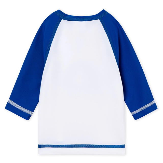 PETIT BATEAU(プチバトー)の新品未使用　プチバトー　18m ラッシュガード ブルー　青　UPF 50+ キッズ/ベビー/マタニティのベビー服(~85cm)(水着)の商品写真