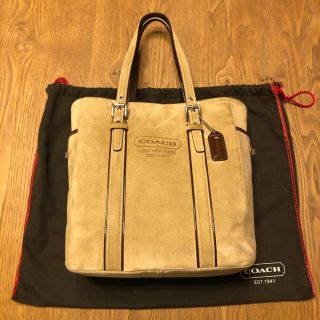 コーチ(COACH)のコーチ　ハンドバッグ　スゥエード(ハンドバッグ)