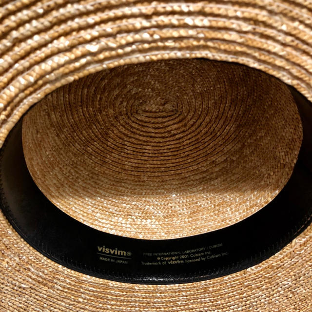 VISVIM(ヴィスヴィム)の未使用 VISVIM 18SS LLOYD BOATER HAT ハット 麦わら メンズの帽子(ハット)の商品写真