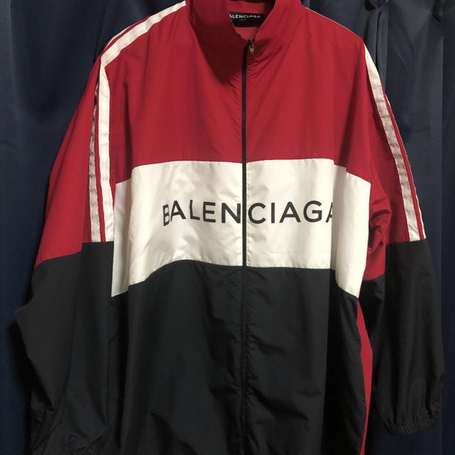 BALENCIAGAトラック ジャケット ウール黒48バレンシアガ正規店購入新品