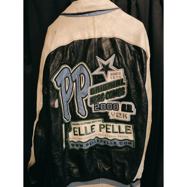 ビンテージPELLE PELLE INCブルゾン　ヒップホップ