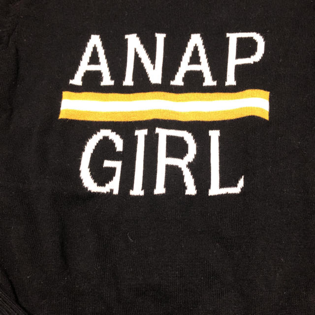 ANAP(アナップ)の【送料無料】アナップ☆ANAP☆ANAPGIRL☆薄手ニット キッズ/ベビー/マタニティのキッズ服女の子用(90cm~)(Tシャツ/カットソー)の商品写真