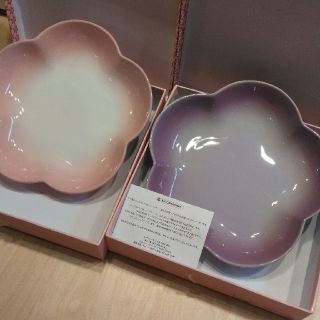 ルクルーゼ(LE CREUSET)のル・クルーゼ　新品・未使用　フラワーコレクション(食器)