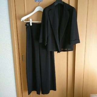 ヒロココシノ(HIROKO KOSHINO)のお値下げ♪HIROKO KOSHINO  ブラックパンツスーツ(スーツ)