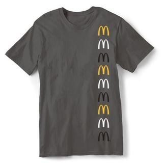 マクドナルド(マクドナルド)のマクドナルド スタックアーチロゴ M、限定レア(Tシャツ/カットソー(半袖/袖なし))