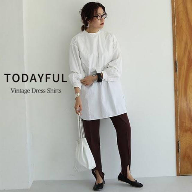 TODAYFUL(トゥデイフル)のTODAYFUL Vintage Dress Shirts ヴィンテージドレス レディースのトップス(シャツ/ブラウス(長袖/七分))の商品写真