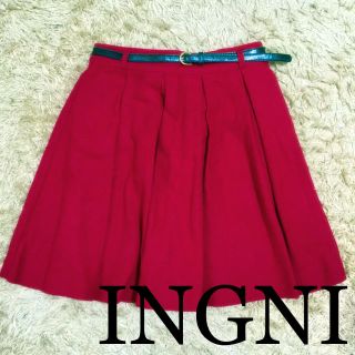 イング(INGNI)のINGNI♡ベルト付きキュロットパンツ(キュロット)