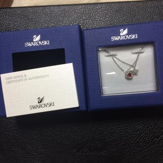 スワロフスキー(SWAROVSKI)のHeart＆star miniペンダント(ネックレス)