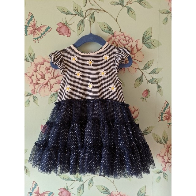 Little Me(リトルミー)のLittle Me ロンパース付きワンピース18m キッズ/ベビー/マタニティのキッズ服女の子用(90cm~)(ワンピース)の商品写真