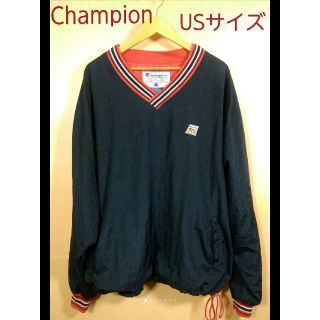 チャンピオン(Champion)のChampion　USサイズ　状態良好　ナイロン　プルオーバー　Ｖネック(その他)