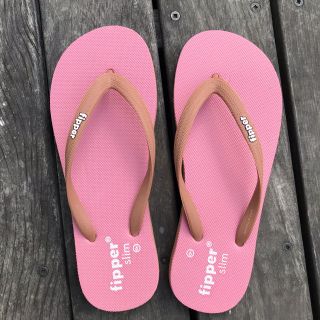 ハワイアナス(havaianas)のfipper slim ビーチサンダル M(ビーチサンダル)