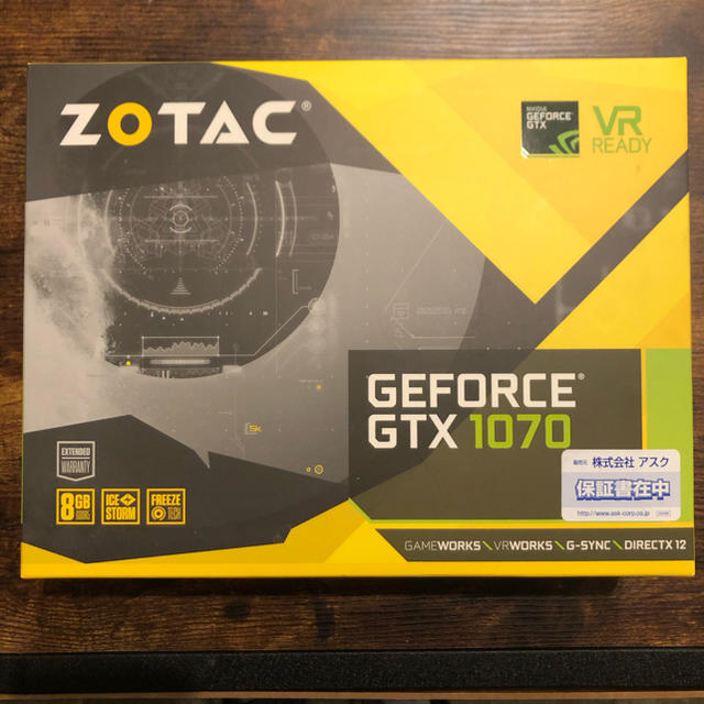 ZOTAC GEFORCE GTX 1070 MINI グラフィックスボード