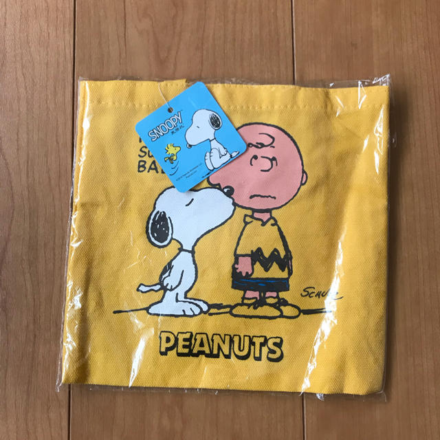 SNOOPY(スヌーピー)の【新品】スヌーピー  ミニ バッグ  トートバッグ レディースのバッグ(トートバッグ)の商品写真