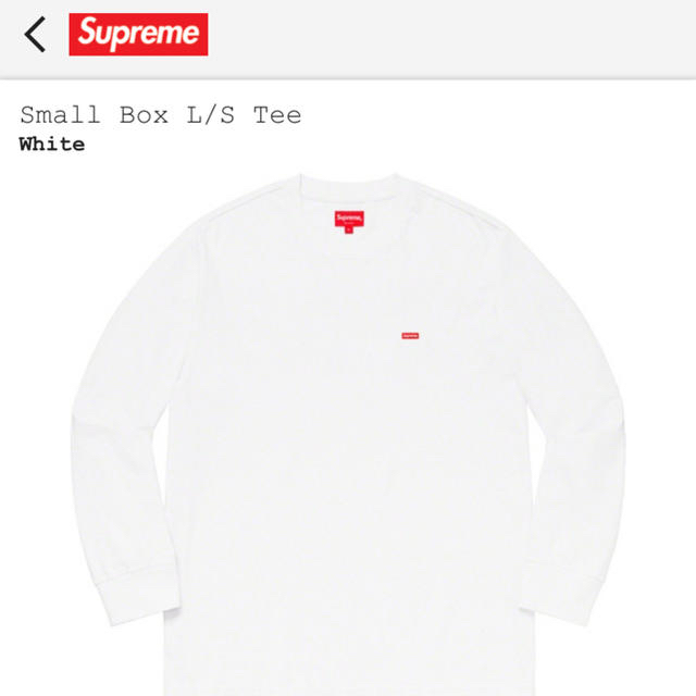 Supreme(シュプリーム)のSupreme Small Box L/S Tee メンズのトップス(Tシャツ/カットソー(七分/長袖))の商品写真