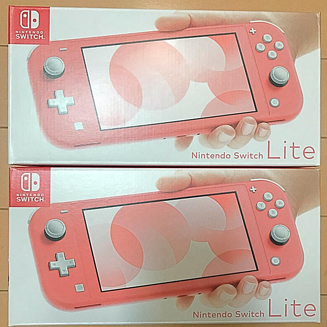 任天堂 スイッチライト lite 新色コーラル　新品未開封　2個セットエンタメ/ホビー