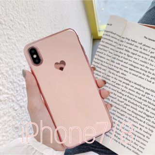 新品　iPhone7/8ケース　ローズゴールド　韓国　インスタ(iPhoneケース)