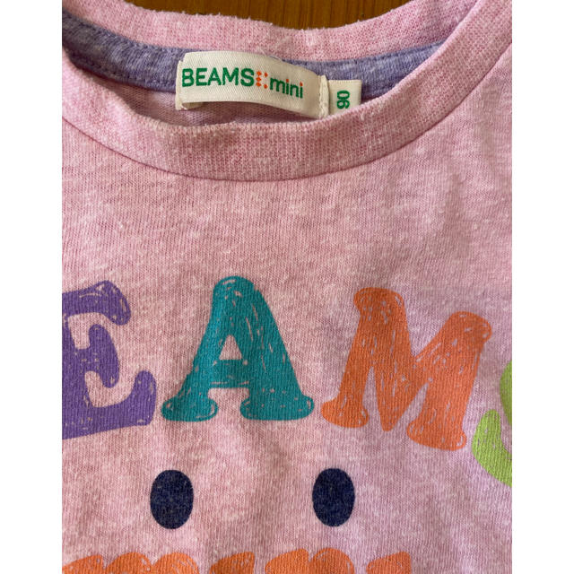 BEAMS(ビームス)のビームス ミニ  半袖Tシャツ サイズ90  キッズ/ベビー/マタニティのキッズ服女の子用(90cm~)(Tシャツ/カットソー)の商品写真