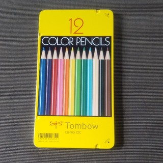 トンボエンピツ(トンボ鉛筆)のトンボ色鉛筆　12色　(色鉛筆)