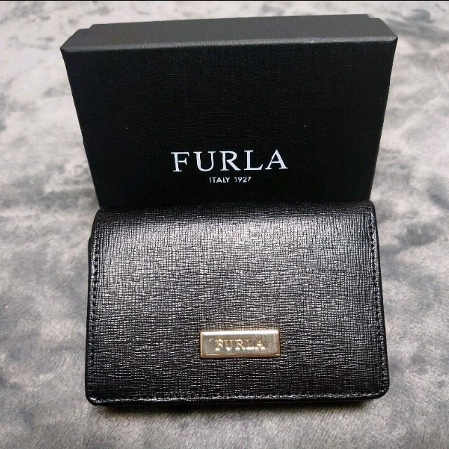 Furla(フルラ)のFURLA フルラ 3つ折り 財布 ブラック レディースのファッション小物(財布)の商品写真