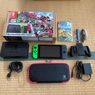 ニンテンドースイッチ(Nintendo Switch)のNintendo Switch あつまれどうぶつの森 キャリングケース セット(家庭用ゲーム機本体)