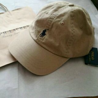 ポロラルフローレン(POLO RALPH LAUREN)のYuco様専用！ラルフ キャップベージュ(キャップ)