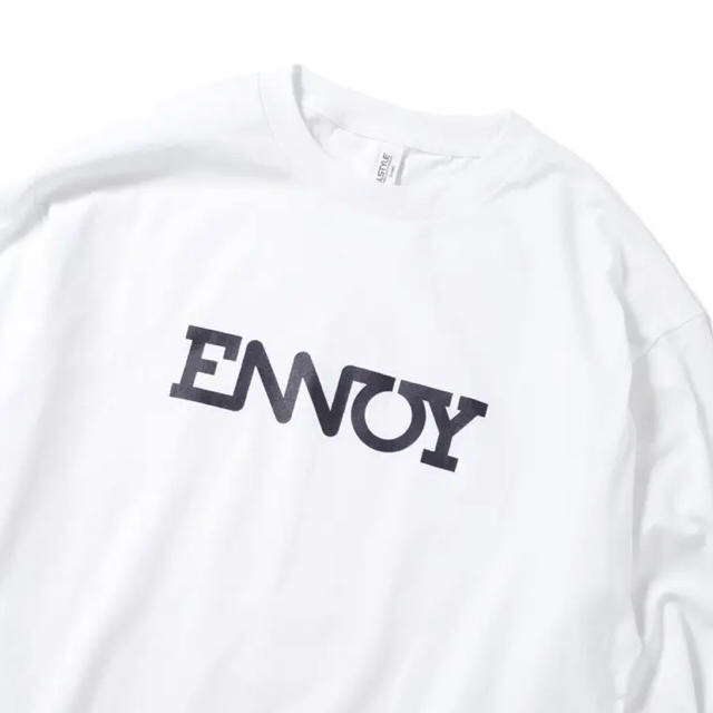 ENNOY L/S TEE  WHITE  サイズ XL