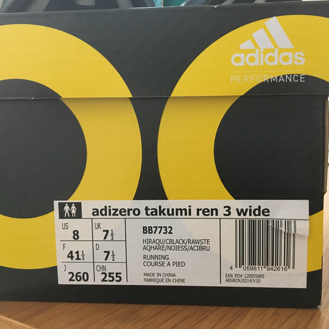 adidas(アディダス)の【新品未使用品】adizero takumi ren 3 wide 26cm チケットのスポーツ(ランニング/ジョギング)の商品写真