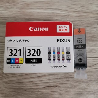 キヤノン(Canon)のCanon キャノン純正インクBCI-321+320 5色マルチパック(PC周辺機器)