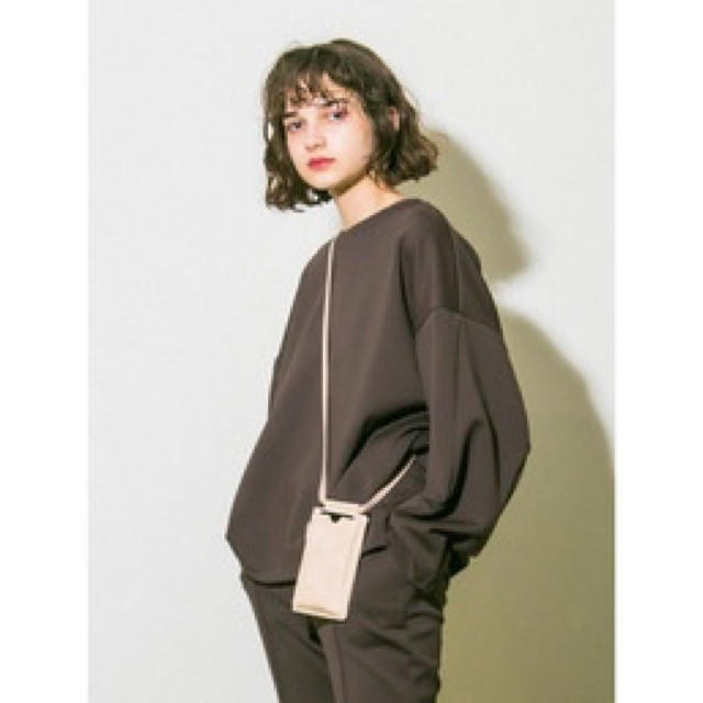 emmi atelier(エミアトリエ)の2019AW/emmi ダンボールニットトップス♡ブラウン レディースのトップス(カットソー(長袖/七分))の商品写真