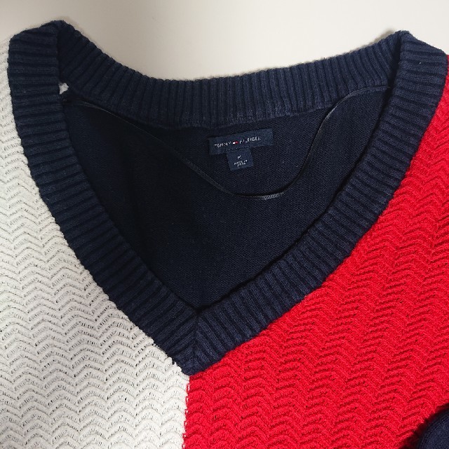 TOMMY HILFIGER(トミーヒルフィガー)のトミーヒルフィガー コットン100%セーター Mサイズ レディースのトップス(ニット/セーター)の商品写真