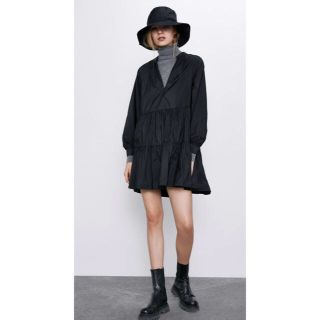 ザラ(ZARA)のZARA ワンピース ティアード(ミニワンピース)