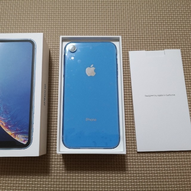 驚きの価格が実現!】 新品未使用 iPhone XR128GB blue SIMフリー 送料