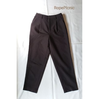 ロペピクニック(Rope' Picnic)のRopePicnic ロペピクニック試着のみテーパードパンツ 黒 サイズ38(カジュアルパンツ)