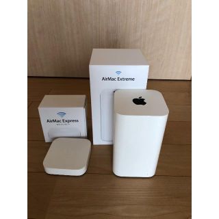 マック(MAC)の■USED 「AirMac Extreme & Express」　１組セット(PC周辺機器)