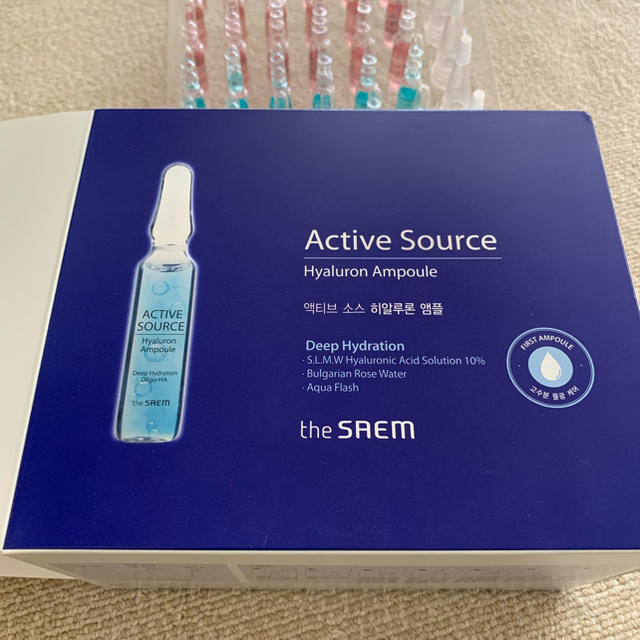 the saem(ザセム)のthe SAEM ザ・セム アクティブ ソース アンプル　2種類 コスメ/美容のスキンケア/基礎化粧品(美容液)の商品写真