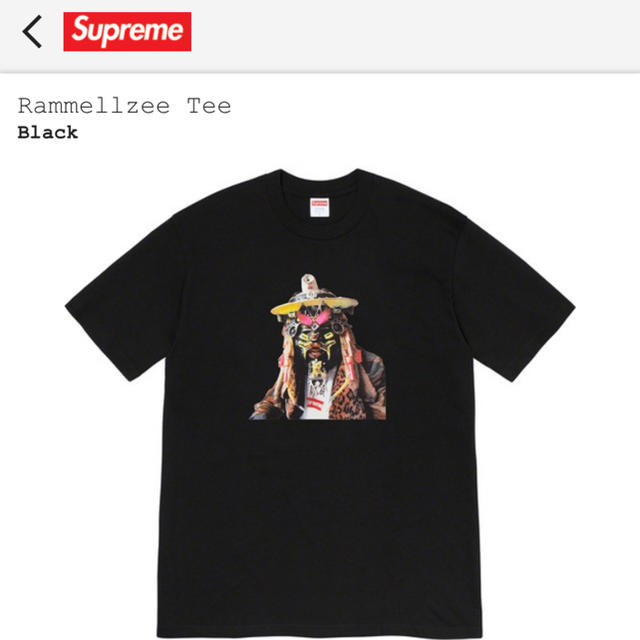 supreme Rammellzee Tee black サイズM