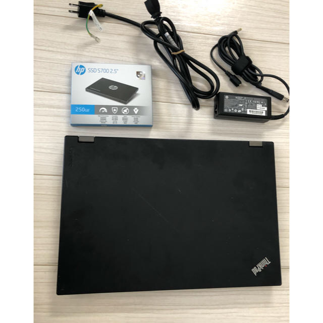 専用ThinkPad 15インチ2018モデル新品SSDカスタムL560