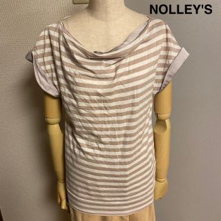 ノーリーズ(NOLLEY'S)の【NOLLEY'S】ノーリーズ　ラメ　ボーダー  半袖カットソー(カットソー(半袖/袖なし))