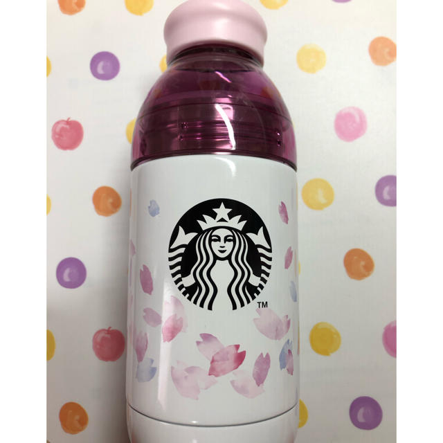 Starbucks Coffee(スターバックスコーヒー)のSAKURA 2019 ダブルウォール ステンレス ボトル フライングペタル  インテリア/住まい/日用品のキッチン/食器(タンブラー)の商品写真