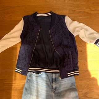 ダブルクローゼット(w closet)のダブルクローゼット　リバーシブル　ジャンパー　スタジャン(ブルゾン)