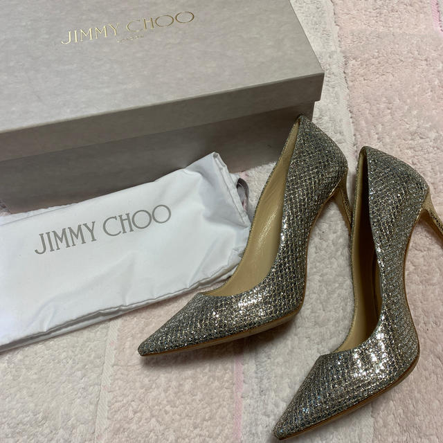 satochaww様専用 JIMMY CHOO romy100 パンプス 37 大人気定番商品 sun FLORE パンプス ブラック