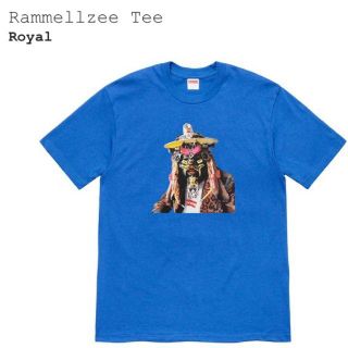 シュプリーム(Supreme)のsupreme rammellzee tee royal Sサイズ(Tシャツ/カットソー(半袖/袖なし))