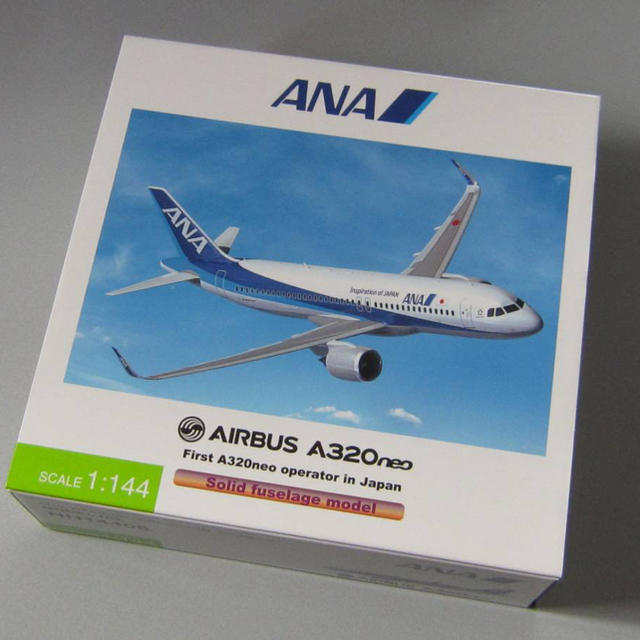 ANA 1/144 A320neo モデルプレーン- ANA 1/144 A320neo モデルプレーン-