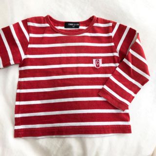 コムサイズム(COMME CA ISM)のCOMME  CA ISM  ボーダー長袖Tシャツ　80センチ(Ｔシャツ)