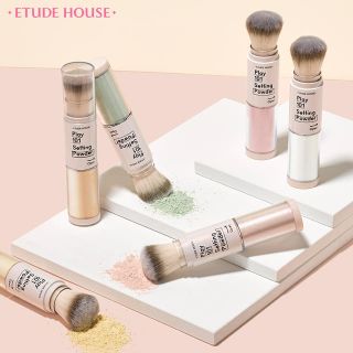 エチュードハウス(ETUDE HOUSE)の【新品未使用】エチュードハウス プレイ101セッティングパウダー  バナナ(フェイスパウダー)