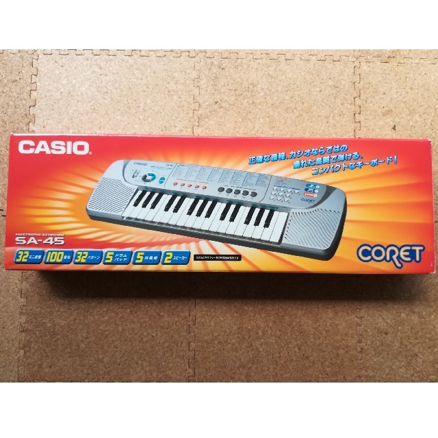 CASIO(カシオ)の電子キーボード CASIO SA-45 楽器の鍵盤楽器(キーボード/シンセサイザー)の商品写真